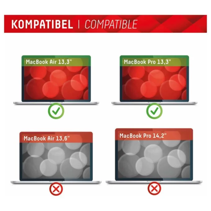 DISPLEX Privacy Safe Blickschutzfilter f. MacBook Air Pro 13.3'. Anti-Reflex. Bluelight-Filter. Magnetische Befestigung — image 8