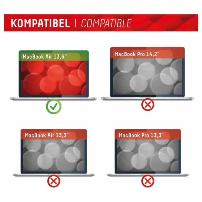 DISPLEX Privacy Safe Blickschutzfilter für MacBook Air 13.6'. Anti-Reflex. Bluelight-Filter. Magnetische Befestigung — image 8