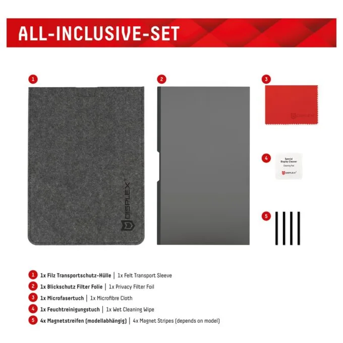 DISPLEX Privacy Safe Blickschutzfolie Universal (Mag) 14', 16:10 — image 11