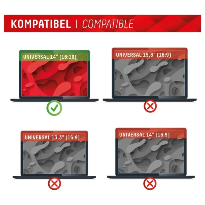DISPLEX Privacy Safe Blickschutzfolie Universal (Mag) 14', 16:10 — image 7