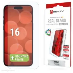 DISPLEX Real Glass + Case iPhone 16