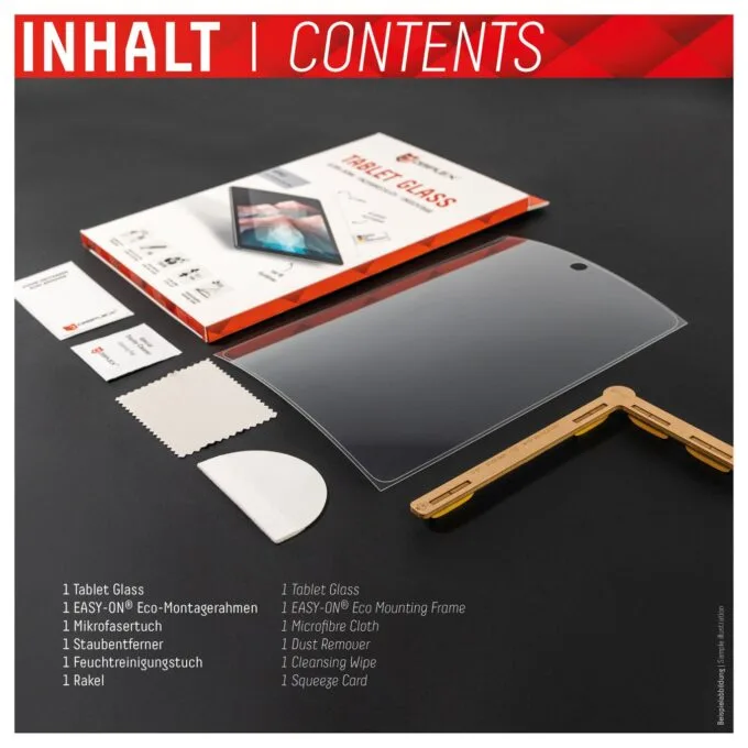 DISPLEX Tablet Glass (9H) f. iPad (7. 8. 9. Gen.) Air (3. Gen.) Eco-Montagerahmen L-Form. unzerbrechlich. ultra-dünn.... — image 7