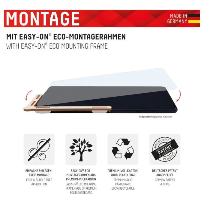 DISPLEX Tablet Panzerglas (9H) f. Apple iPad 10.9' 11' (2024 25) Eco-Montagerahmen L-Form. unzerbrechlich. ultra-dünn... — image 4