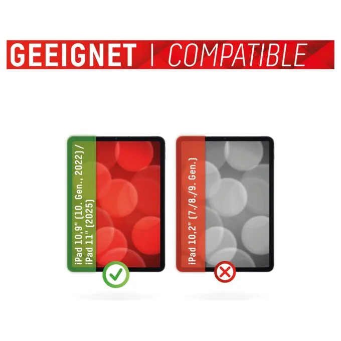 DISPLEX Tablet Panzerglas (9H) f. Apple iPad 10.9' 11' (2024 25) Eco-Montagerahmen L-Form. unzerbrechlich. ultra-dünn... — image 6