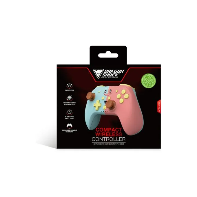 Dragonshock Controller Poptop Wireless Cubes pink blu switch — image 4