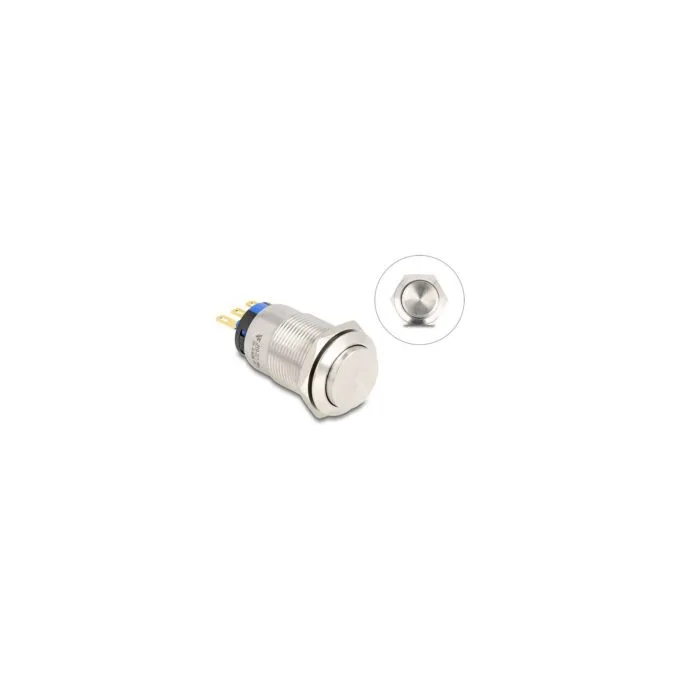 Drucktaster zum Einbau 19 mm 3 x Lötanschluss — image 1