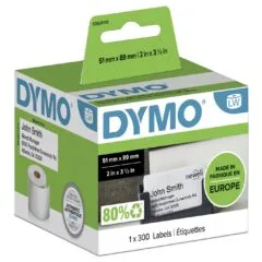 Dymo LabelWriter ORIGINAL Terminvereinbarungsetiketten 51x89mm, 1 Rolle mit 300 Etiketten