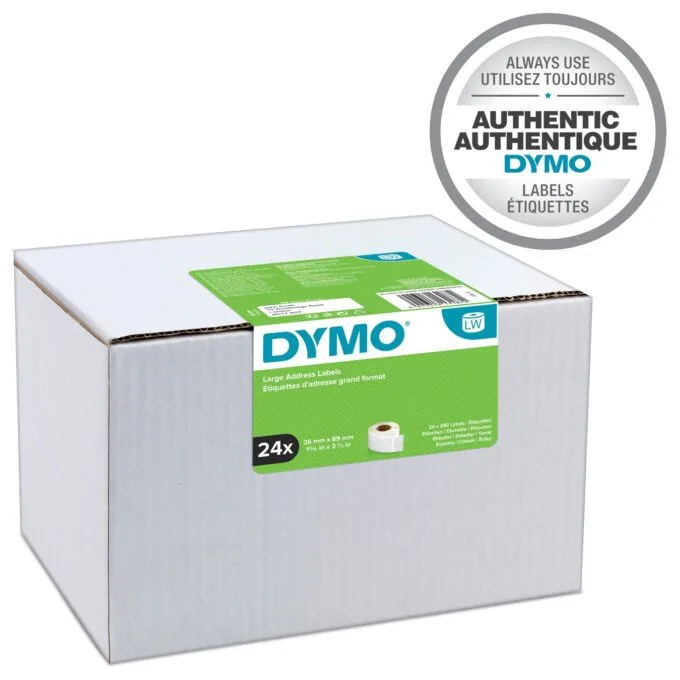 Dymo Large Address Labels - Weiß - 36 x 89 mm 6240 Etikett — image 15