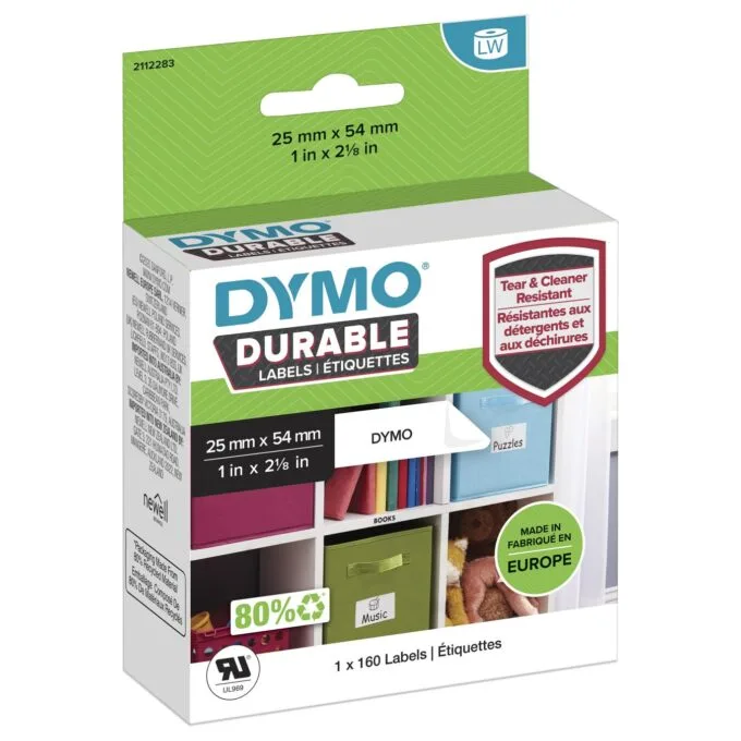 Dymo LW-Adress-Etiketten Kunst- stoff 25 x 54 mm wei 1x 160 St. — image 2