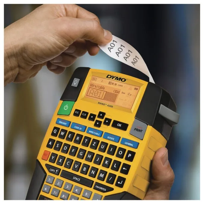 DYMO Rhino 4200 - Industrielles Beschriftungsgerät, QWERTZ-Tastatur, im KofferSet — image 7