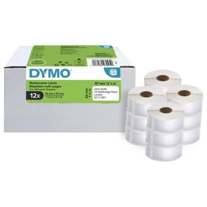 Dymo Vielzweck-Etiketten 32 x 57 mm wei 12x 1000 St. — image 15