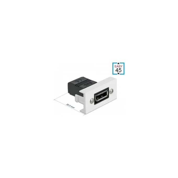 Easy 45 DisplayPort Modul gerade 22.5 x 45 mm — image 3