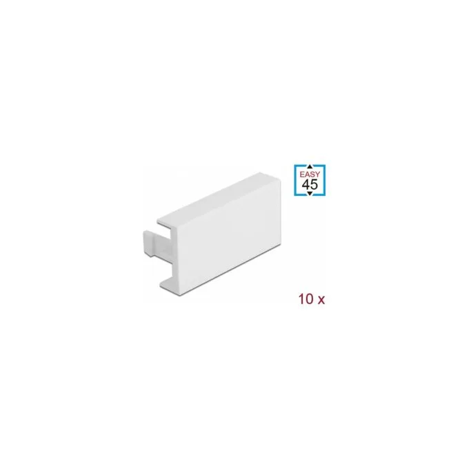 Easy 45 Modul-Blindblende 45 x 22.5 mm 10 Stück weiß — image 2