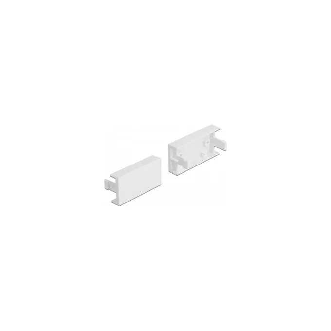 Easy 45 Modul-Blindblende 45 x 22.5 mm 10 Stück weiß — image 1