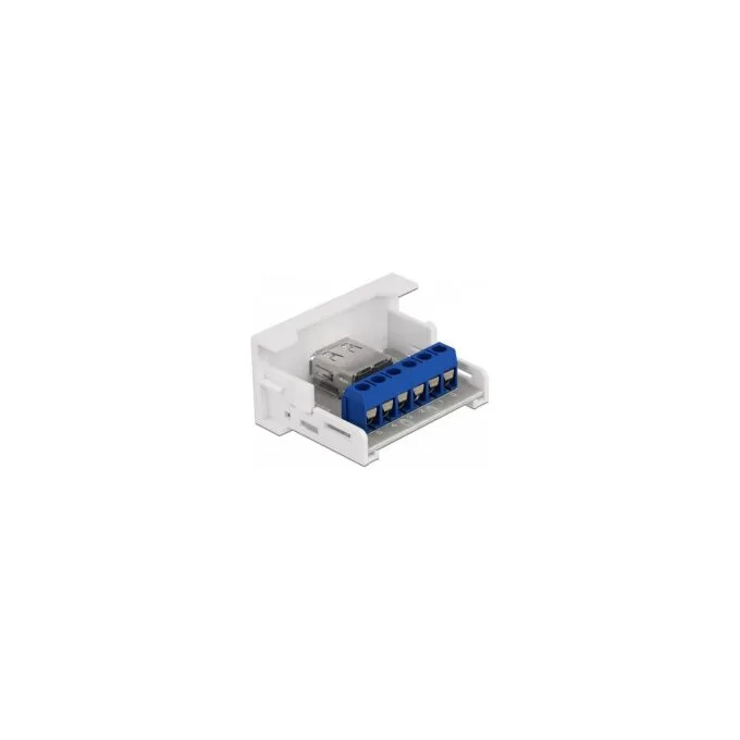 Easy 45 Modul USB 2.0 Typ-A Buchse zu Terminalblock 22.5 x 45 mm — image 2