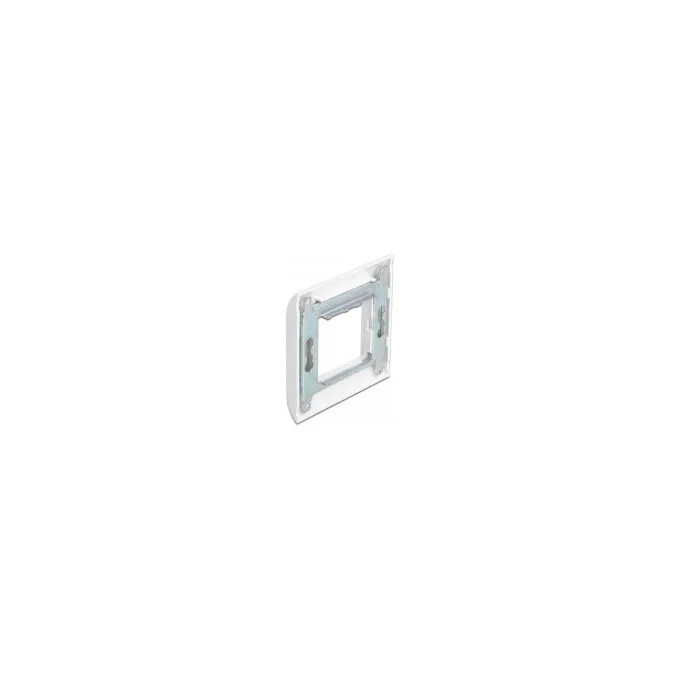 Easy 45 Modulträger mit Abdeckrahmen 80 x 80 mm weiß — image 2