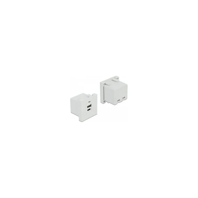 Easy 45 USB Ladeportmodul 1 x USB Typ-A + 1 x USB Type-CTM — image 1