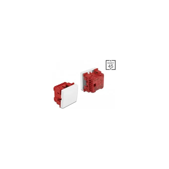 Easy 45 Wippschalter 2-polig. 45 x 45 mm. weiß — image 1