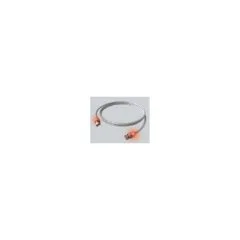 EasyLan DualBoot LED Patchkabel RJ45 S FTP Cat.6A (Class EA), mit saCon Stecker, LSOH, grau, 2 m