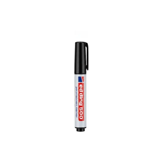 edding 500 Permanentmarker 2,0 - 7,0 mm - schwarz — image 1