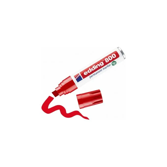 edding 800 Permanentmarker 4,0 - 12,0 mm - rot — image 1