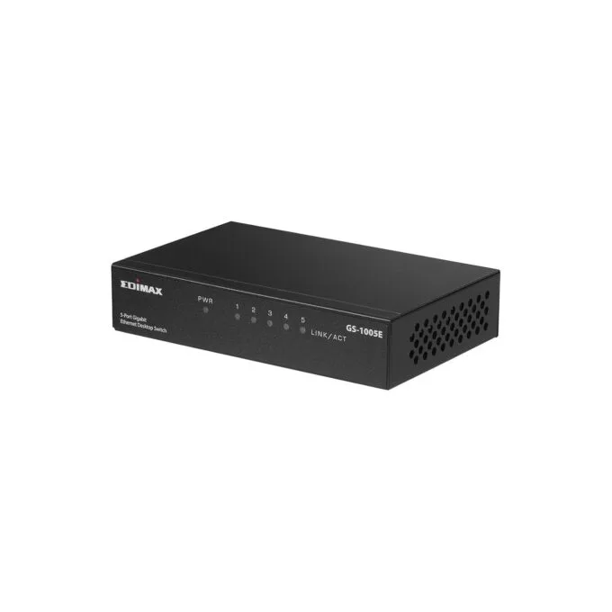 Edimax GS-1005E Gigabit Ethernet 5 Ports Desktop Switch.Metal Gehuse — image 2