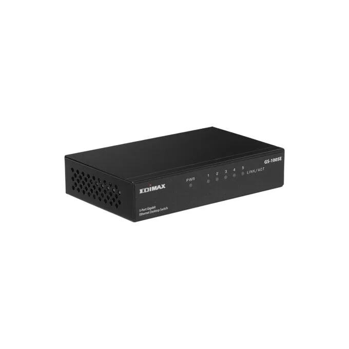 Edimax GS-1005E Gigabit Ethernet 5 Ports Desktop Switch.Metal Gehuse — image 3