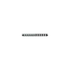 EFB Bestckte 12 Port Frontblende mit 6 x SC Duplex Kupplung OM3 vertikal, grau