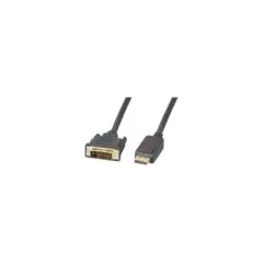 EFB DisplayPort DVI 24+1 Kabel, St-St, 5m, schwarz