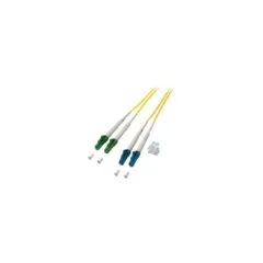 EFB Duplex Patchkabel LC APC-LC OS2 G652D 10m LSZH 2mm gelb