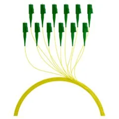 EFB Faserpigtail LC APC OS2 G657A2 Gelb 2m - 1 Stck