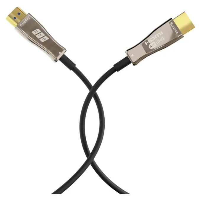 EFB HDMI Glasfaserkabel AOC aktiv 4K60Hz 20m schwarz — image 3