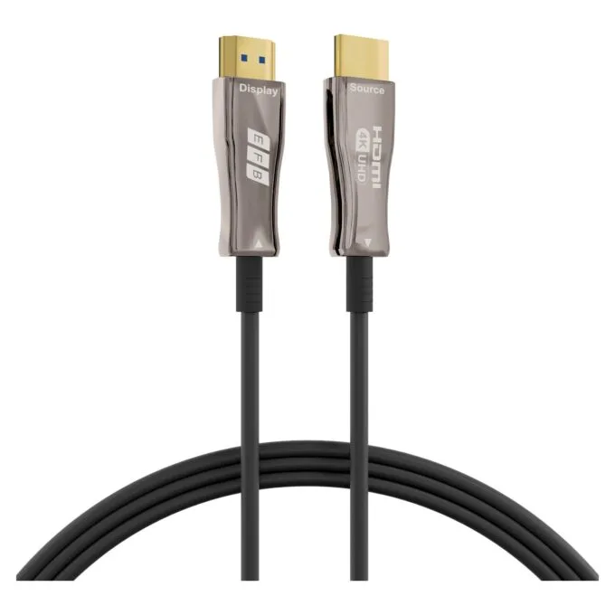 EFB HDMI Glasfaserkabel AOC aktiv 4K60Hz 20m schwarz — image 1