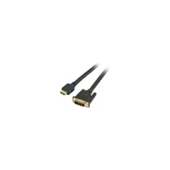 EFB HighSpeed HDMI - DVI Kabel,HDMI A - DVI 24+1 St-St 5m, schwarz