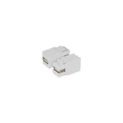 EFB Keystone Einbauadapter USB2.0 A - A, wei