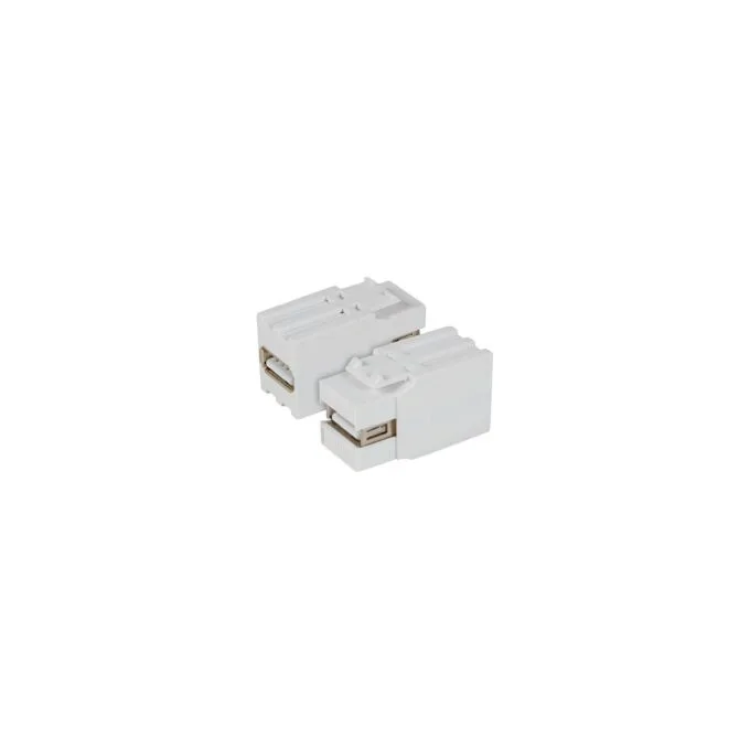 EFB Keystone Einbauadapter USB2.0 A - A, wei — image 1