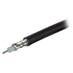 EFB Koaxialkabel RG58 C U, 50 Ohm schwarz, PVC, 100m Ring