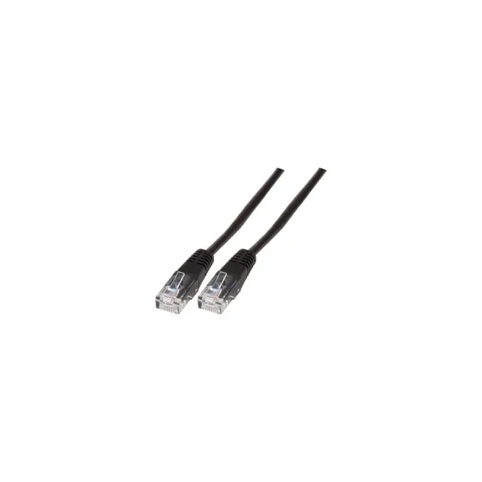 EFB Modularkabel RJ45 (8 4) - RJ45 (8 4), vergossen, schwarz, 2 m — image 1