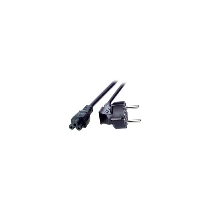 EFB Netzkabel Schutzkontakt 90°-C5 180°.sw.3.0m.3x1.00mm — image 1