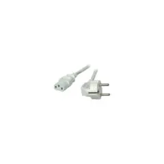 EFB Netzleitung Schutzkontakt 90 - C13 180, grau, 2,0 m, 3 x 0,75 mm