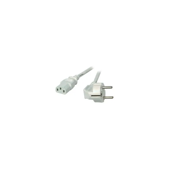 EFB Netzleitung Schutzkontakt 90 - C13 180, grau, 2,0 m, 3 x 0,75 mm — image 1