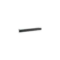 EFB Patchpanel STP 24xRJ45 Cat.6, 19 1HE, RAL9005 schwarz
