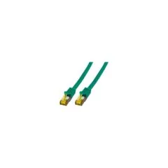 EFB RJ45 Patchk. S FTP Cat.6A LSZH Cat.7 Rohk. 0.25m grün