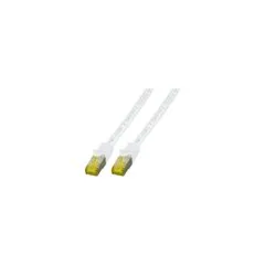 EFB RJ45 Patchk. S FTP Cat.6A LSZH Cat.7 Rohk. 10.00m weiß
