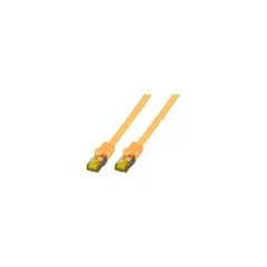 EFB RJ45 Patchk. S FTP Cat.6A LSZH Cat.7 Rohk. 20.00m gelb
