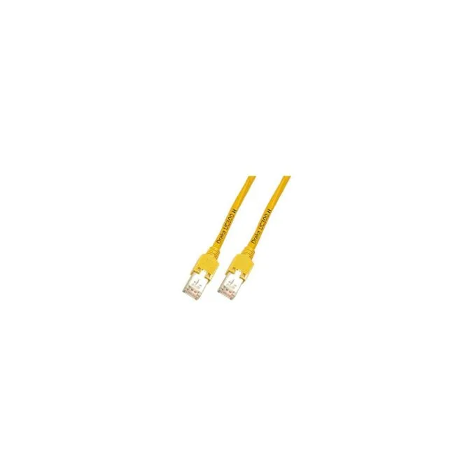 EFB RJ45 Patchkabel Cat.5e F UTP LSZH Draka UC300 TM11 gelb 0,5m — image 1