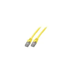 EFB RJ45 Patchkabel Cat.6 U UTP LSZH CCA gelb 0,5m