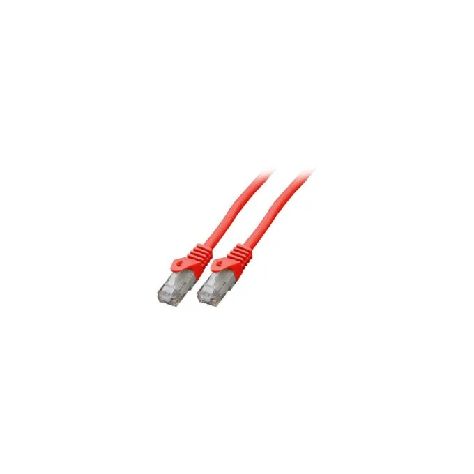 EFB RJ45 Patchkabel Cat.6 U UTP LSZH CCA rot 0,5m — image 1
