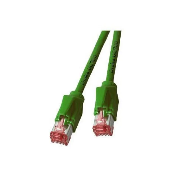 EFB RJ45 Patchkabel Cat.6A S FTP LSZH Draka UC900 TM21 grn 0,25m — image 1