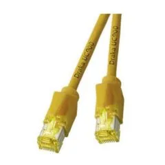 EFB RJ45 Patchkabel Cat.6A S FTP LSZH Draka UC900 TM31 gelb 0,25m